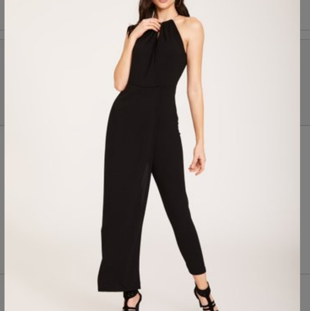 KeepKool asymmetrical halter jumpsuit